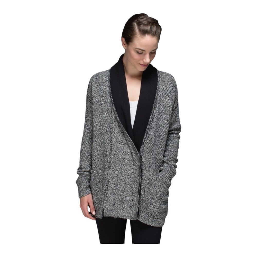 Lululemon Post Practice Cardigan Women Gray